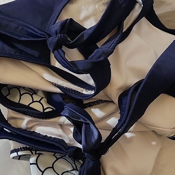 GABI NAVY SCALE PRINT ONE-PIECE SWIMSUIT - Picture 13 of 15